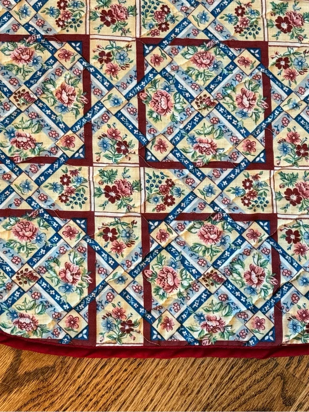 Vintage Quilted Placemats- set of 4